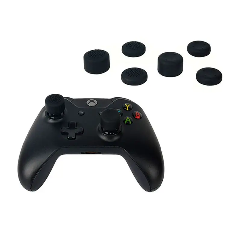 8Pcs Rubber Silicone Cap Analog Thumbstick Thumb Stick Enhance Cover Game Controller Case Skin Joystick Grip For XBOX-ONE