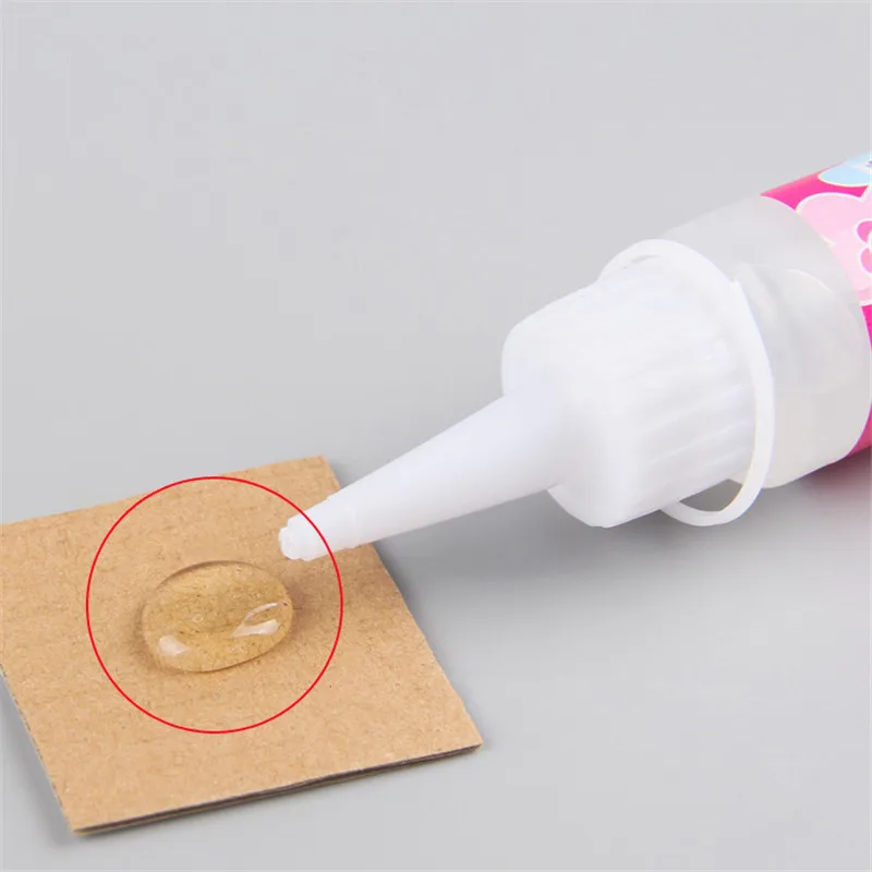 50ML Liquid Silicone Glue Paper Crafts Sticker DIY Children Student Handmade Tool Home Adhesive Office School Stationery