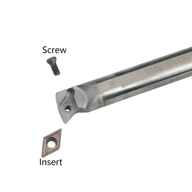 Tungsten steel cutter bar -SDQCR/ -SDUCR/-STFCR /-STUCR internal Turning Tool DCMT insert lathe machine boring bar cutting tool