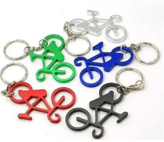 

Free Shipping + Wholesale Cute Bike Bicycle Metal Beer Bottle Opener keychain key rings for bike