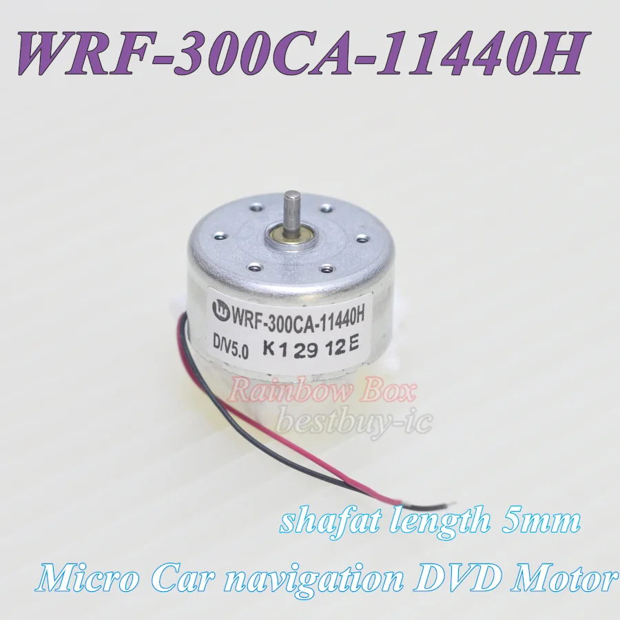 مايكرو سيارة الملاحة DVD حركة عمود المحرك طول 5 مللي متر WRF-300CA-11440H المغزل موتور 300EA-1D390H
