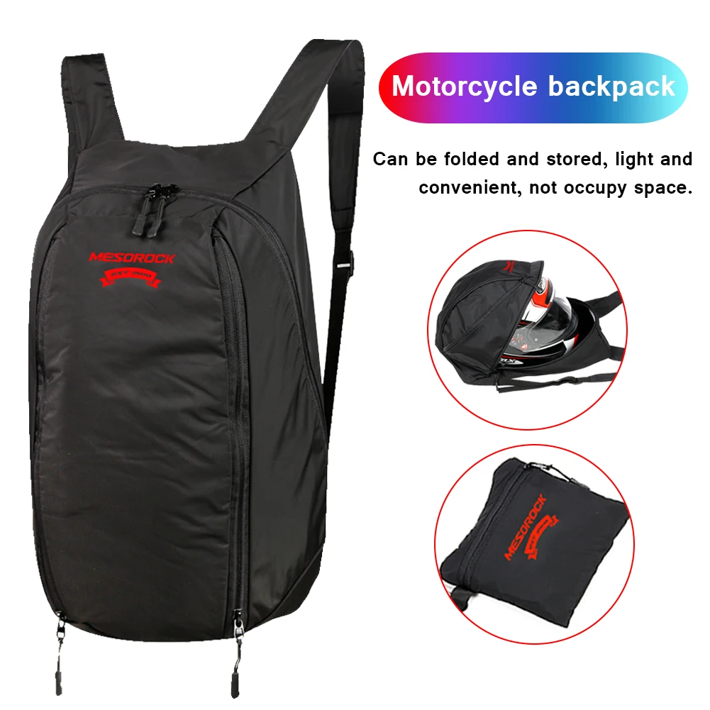 

20-28L Motorcycle Backpack Waterproof Expandable Large Capacity Laptop Helmet Storage Bag For Cycling Riding Equipment