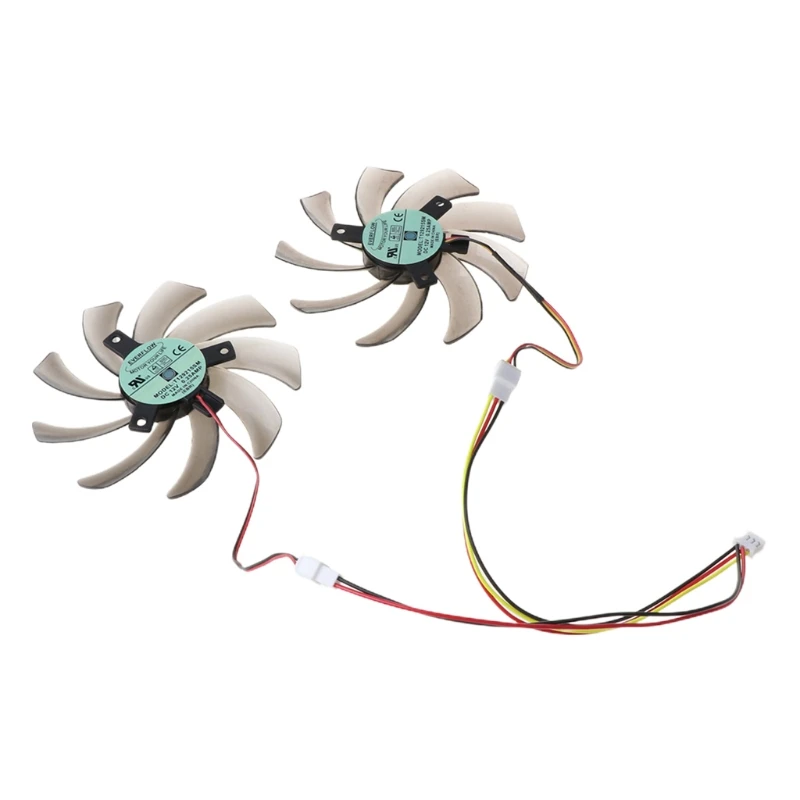 Кулер для Gigabyte 7850 Radon R9 270 GTX 670 650 660Ti 550, 2 шт., 95 мм