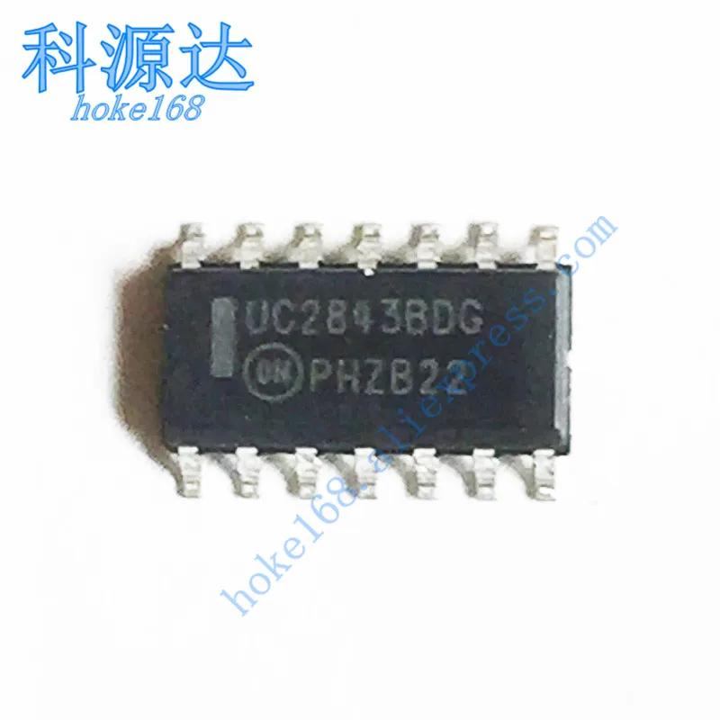 

10pcs/lot UC2843BDR2G SOP14 UC2843BDG UC2843 In Stock