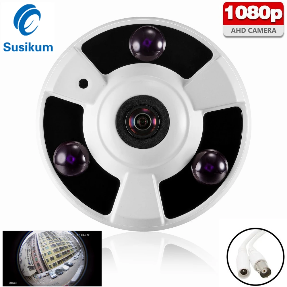 

2MP Analog Dome Fisheye AHD Camera TVI CVI CVBS 4in1 CCTV Indoor 360 Degree View Indoor Security Camera