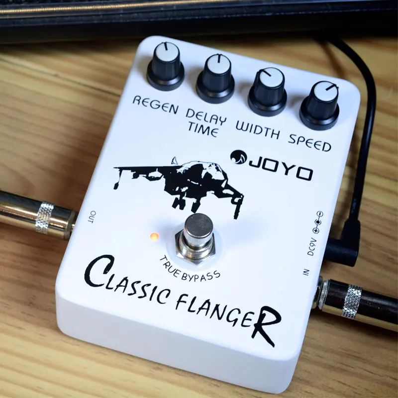 

Joyo Jf-07 Pedal Guitar Parts Accessories Classic Flanger Pedal Effect Tremulous Vibratos & Chorus Metallic Flanger Effector