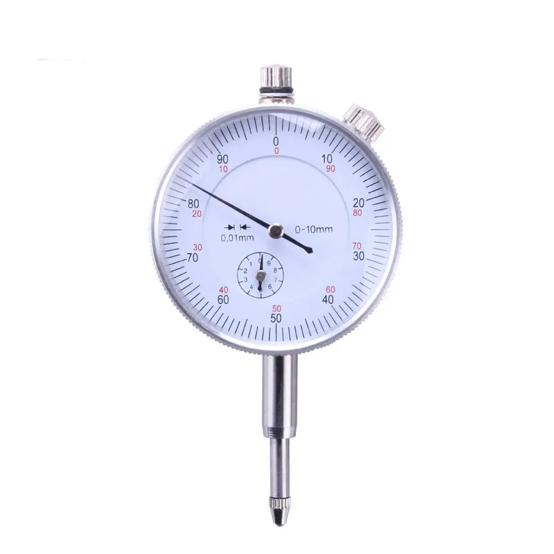 0-10mm Dial Indicator Precision 0.01mm Dial Bore Gauge Indicator Micrometer Tool Hour Type Indicator Measurement Instrument