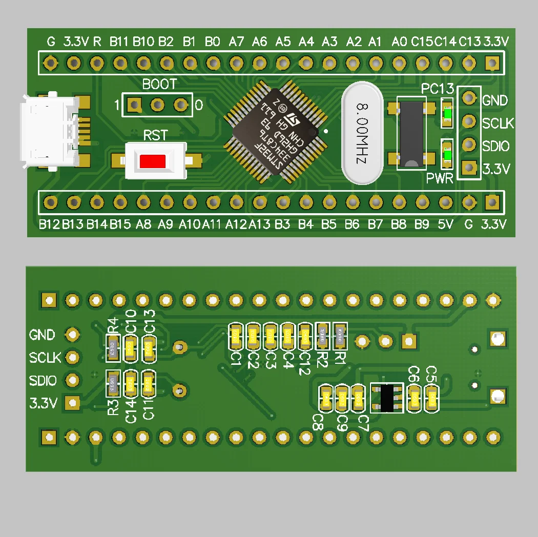 Stm32f334c8t6 Core Board Stm32f334ระบบขั้นต่ำ Cortex อินเวอร์เตอร์ M4สินค้าใหม่ Development Board