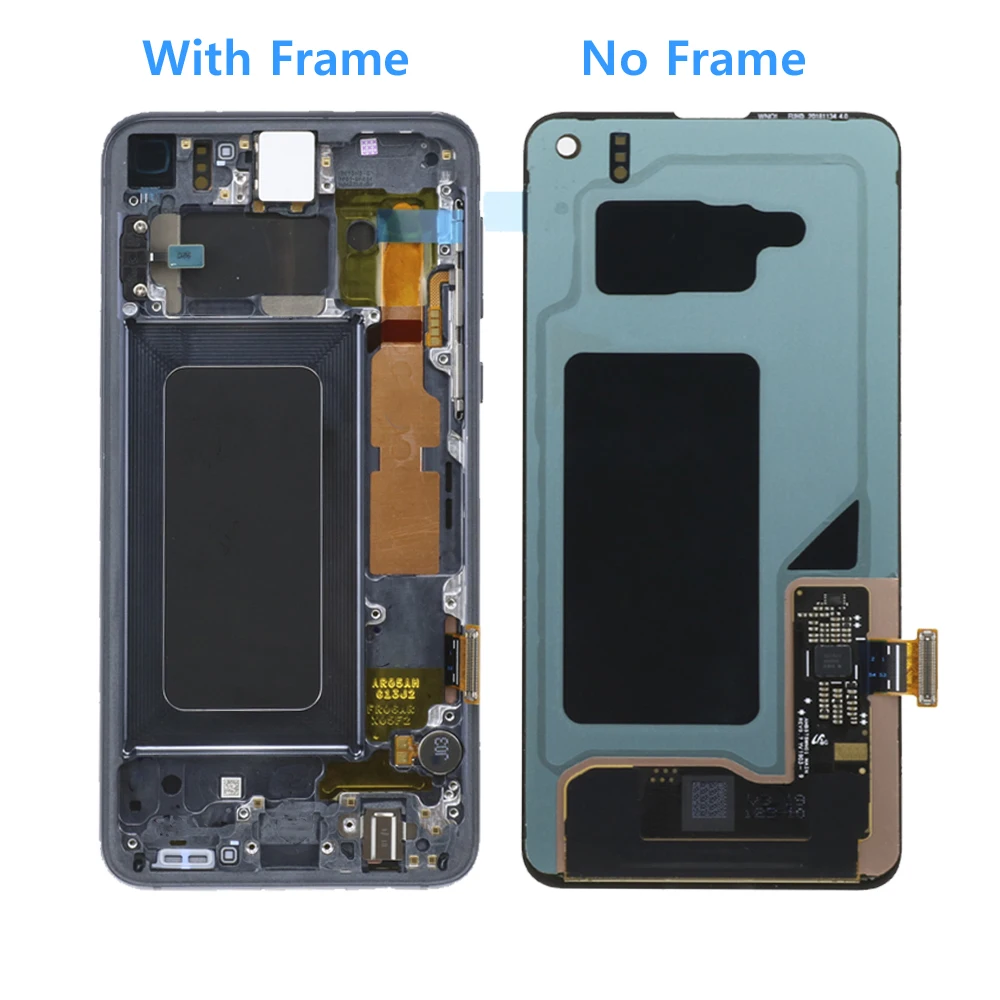 Schermo LCD testato per Samsung Galaxy S10E S10 E G973 G9730H Display LCD Touch Screen Digitizer Assembly parti di ricambio