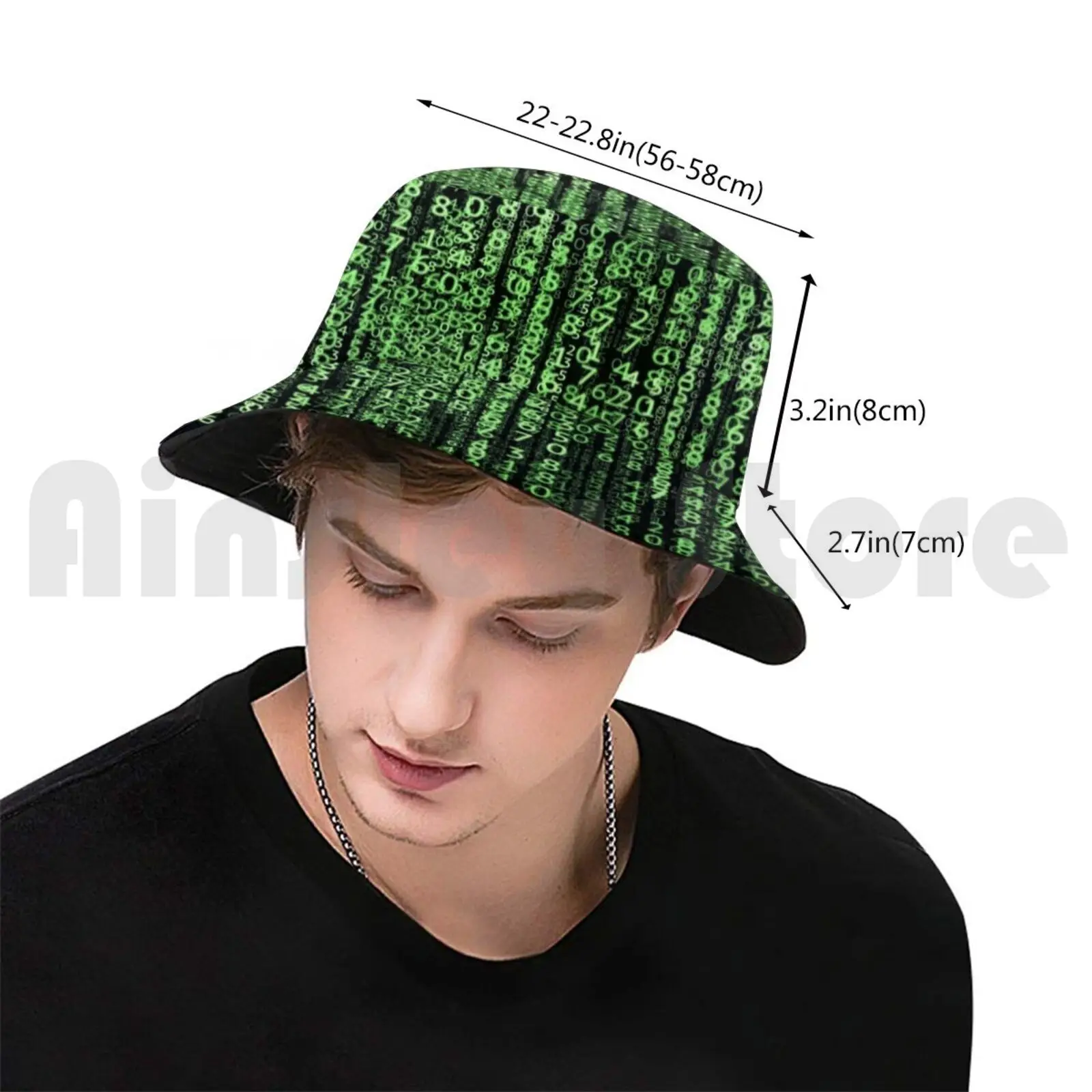 Matrix Sun Hat Foldable UV Protection Matrix Keanu Reeves It Computer Idea Numbers Lost