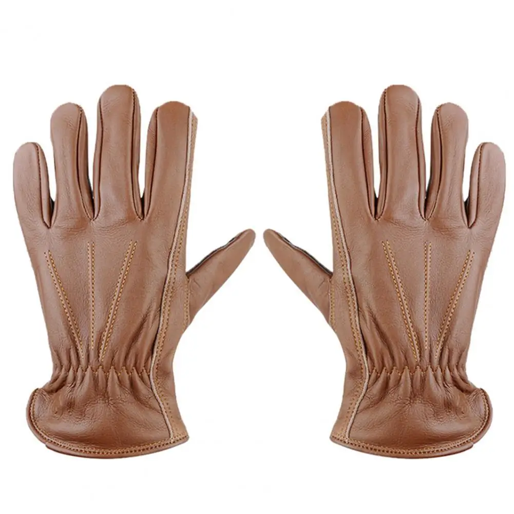 

Cowhide Gloves Wear-resistant Heat Insulation Cowhide Work Gloves Gardening Sports Hiking Gloves