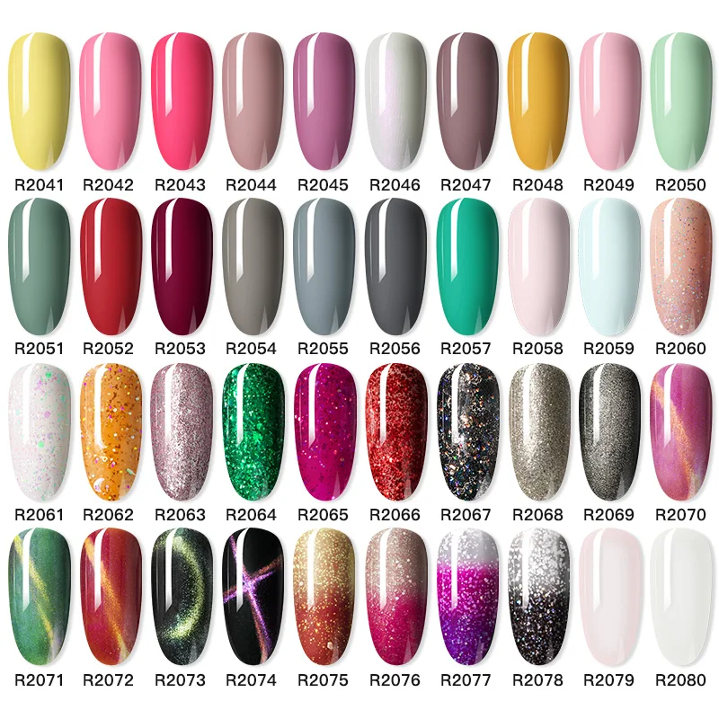 ROSALIND 7ml Gel Polish Plastic Bottle Gel Nail Polish Soak Off Base Top MATT PRIMER COAT Nail Gel Varnish Manicure Nails Art