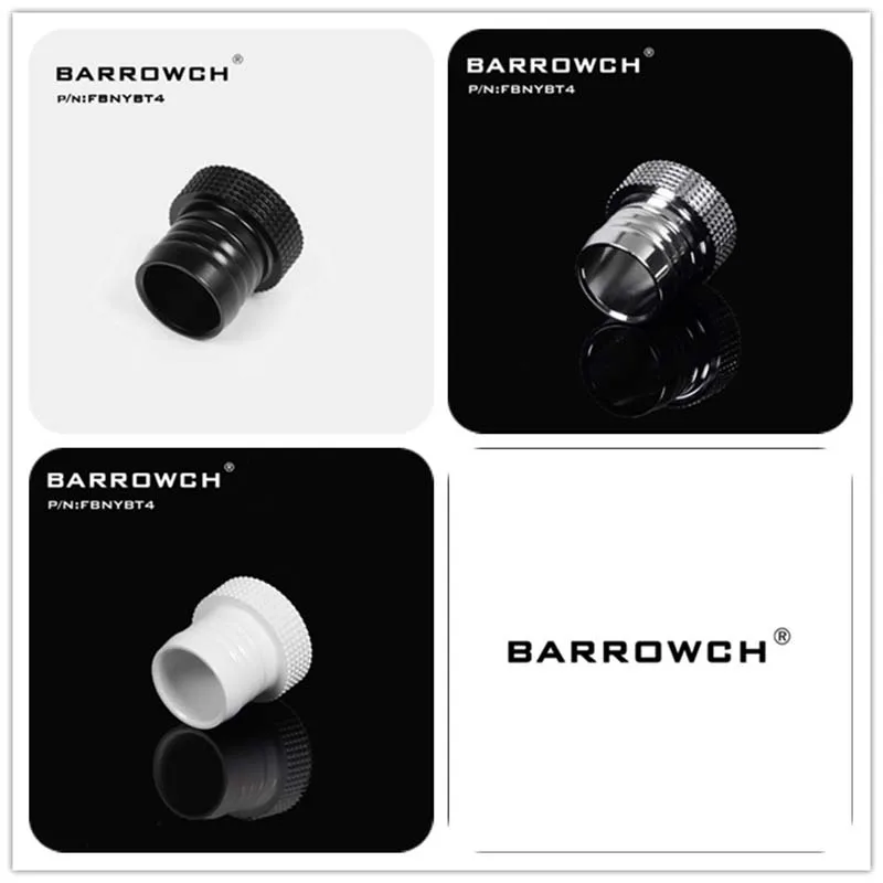 Barrowch PC water cooling fittings soft tube connector 3/8