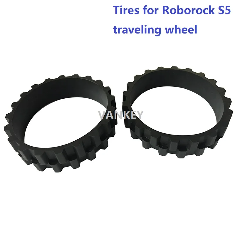 Repair Part Tires for Roborock S5 S50 S51 S55 Robot Vacuum Cleaner Traveling wheels Spare Part Wheel Tires