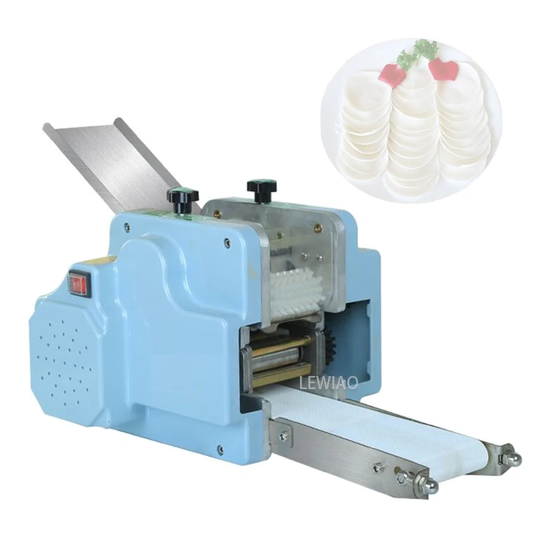 

220V Electric Pastas Dumpling Wrapper Machine Rolling Pressing Gyoza Skin Maker Round Square Model Wonton Ravioli Making 110V