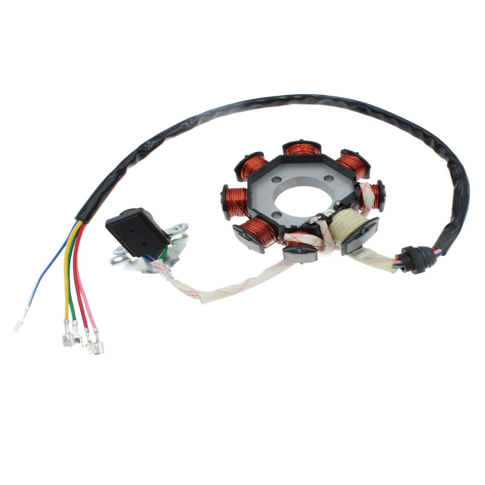 8 Pole Coil AC Ignition Magneto Stator Fit For CG 125cc 150cc 250CC Quad ATV Go Kart Scooter Dirt Bike