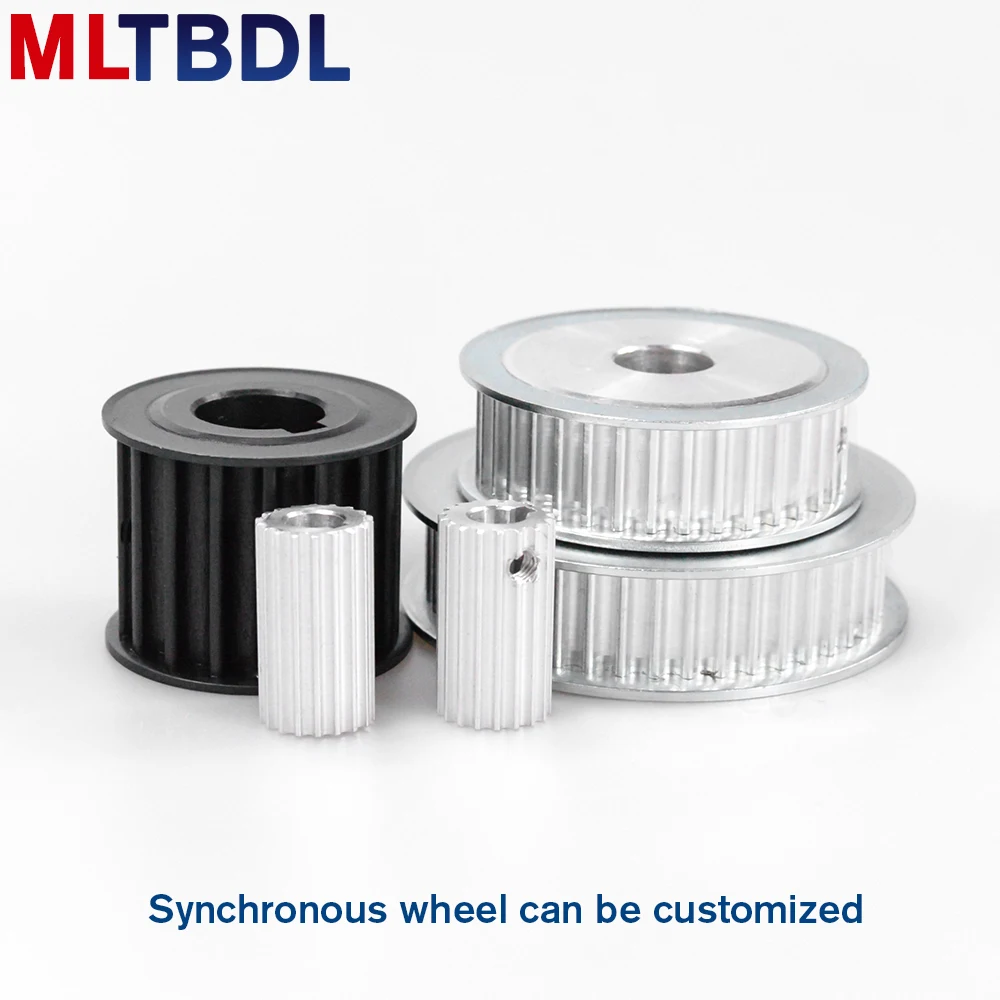 5M Type 60T Timing Pulley Aluminum alloy Bore12/14/15/19/20/22/25/28/30mm 60Teeth 5mm Pitch 16mm width  HTD5M Synchronous Pulley