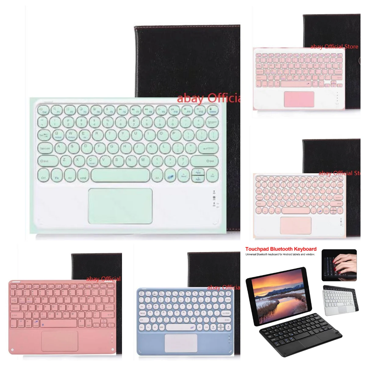 

Magnetic Universal PU Leather Wireless Bluetooth Keyboard Tablet Cover For Alldocube Iplay40 Iplay 40H 40Pro Pro 10.4 inch Case