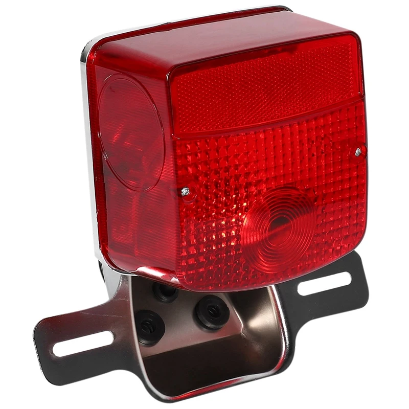 DHBH-Motorcycle LED Brake Tail Light Turn Signal Light for Suzuki GN125 125Cc GN125H HJ125-8