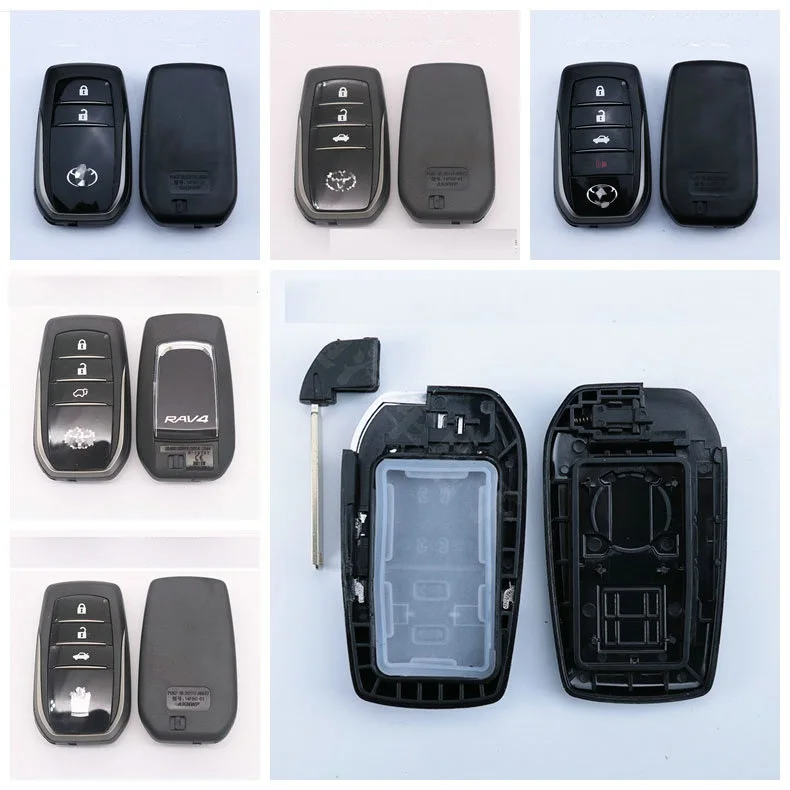 Remote Key Shell For Toyota Highlander Camry crown RAV4 2 3 4 Modified folding keys controller