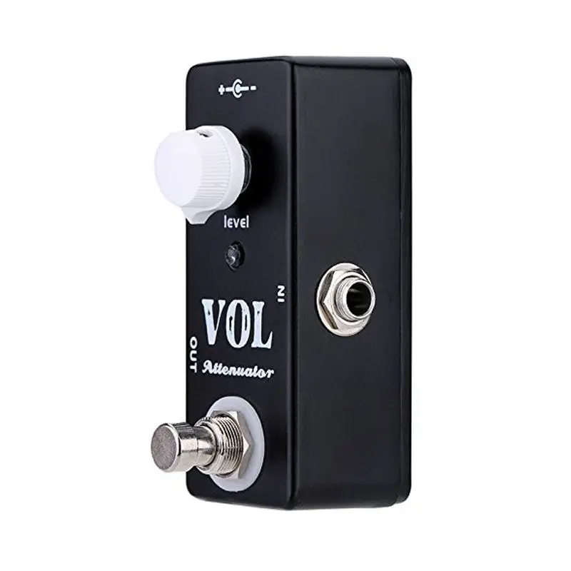 Mosky Volume Pedal Footswitch Electric Guitar Bass Passive Vol Attenuator Effects Pedal Full Metal Shell Bass Guitar Parts