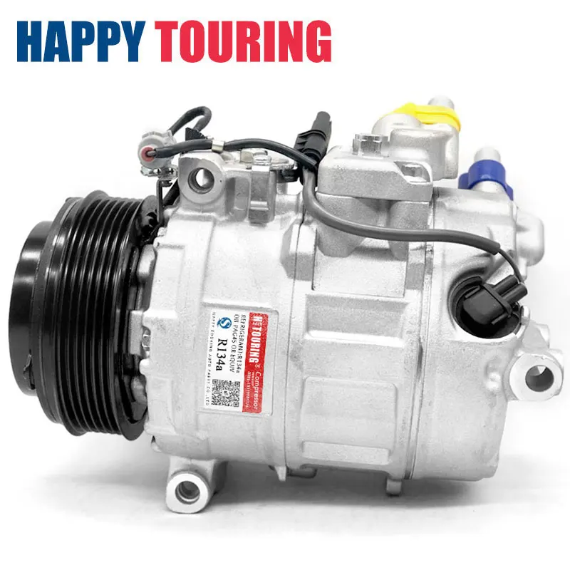 A/C Compressor For Bmw X1 318i 320d E80 E90 E91 E92 447190-8462 447190-8464 447260-1851 64526987862-02 64526987862 447190-8460