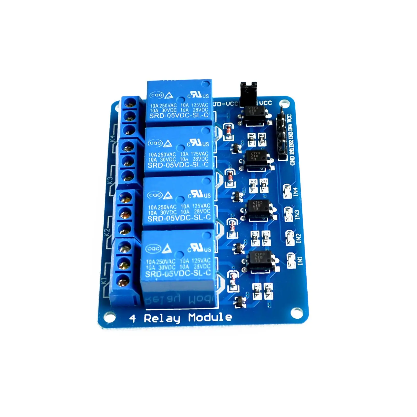

LTRIG пользовательский 1 шт. новый 5 в 4-канальный Релейный модуль для Arduino PIC ARM DSP AVR Raspberry Pi