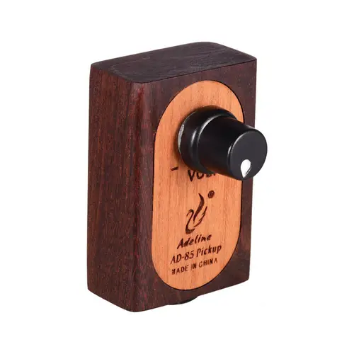 Imagen 1 del producto Pastilla de guitarra de madera Adeline AD-85, pastilla de ukelele/Kalimba/Madolin con Control de volumen, transductor de pastilla clásica para guitarra
