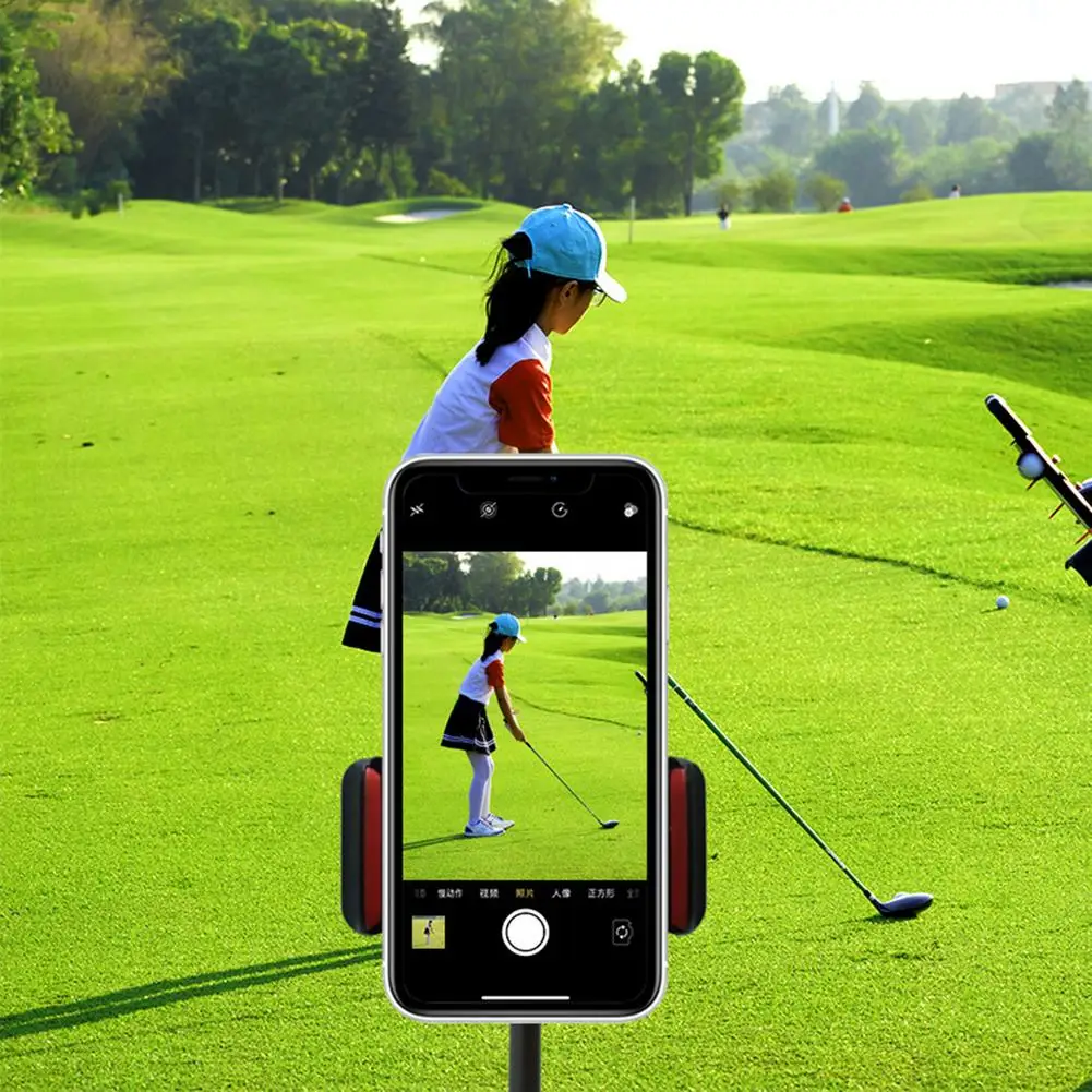 2021 New Golf Swing Recorder Holder Swing Trainer Cell Phone Clip Holding Trainer Practice Training Aid Golf Sport Accessories