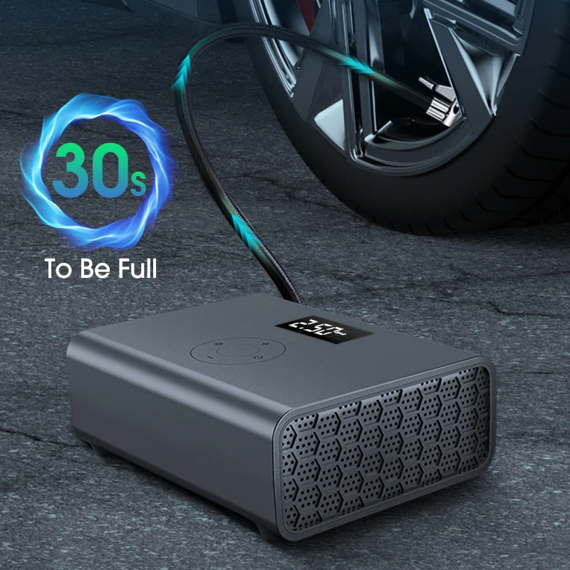 CARSUN Car Air Pump Mini Auto Tyre Quick Inflation Car Air Compressor Portable Electric Air Tire Pump For Car Bicycle Moto Boat