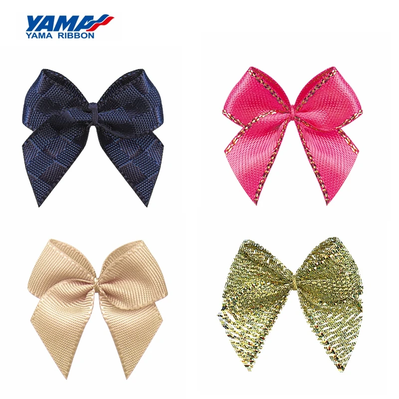 

YAMA-Bow Butterfly Ribbon Hair Bow Accessories, Wedding Party, DIY Decoration, Wide 26mm ± 3mm, High 25mm ± 3mm, 200PCs per Bag