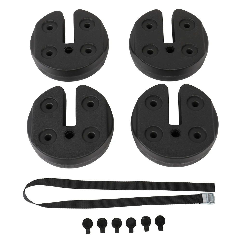 

4pcs Shade Canopy Water Fillable Weight Plates Black[US-W]