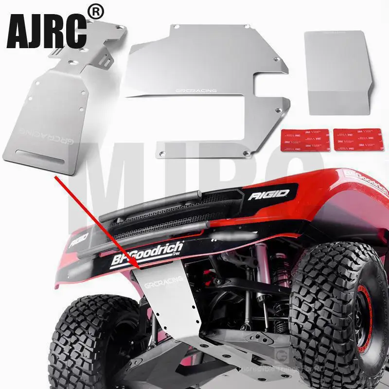 

Stainless Steel Axle Protection Armor Chassis Armor For 1/7 Trax Unlimited Desert Racer UDR #85076-4 Chassis armor