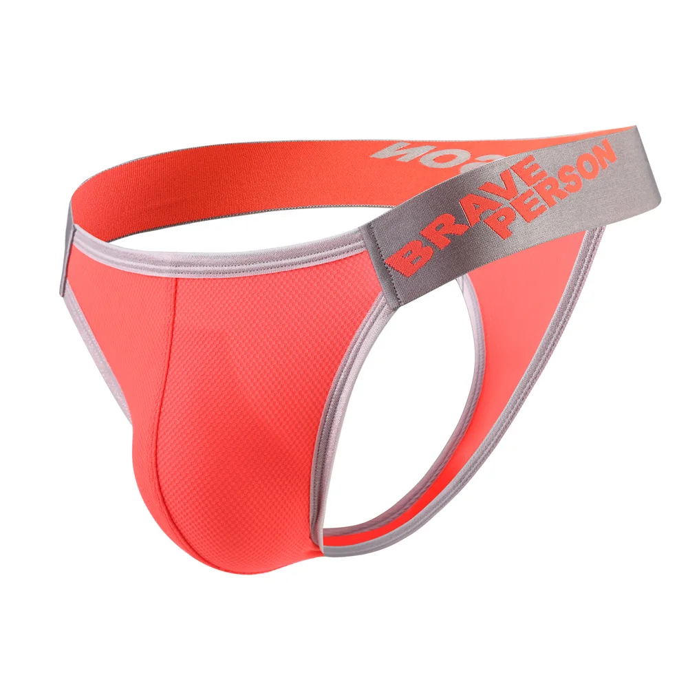 BRAVE PERSON Men Thongs Underwear Gay Sexy Briefs Low Waist Breathable Men Briefs Thongs G strings T-back Panties
