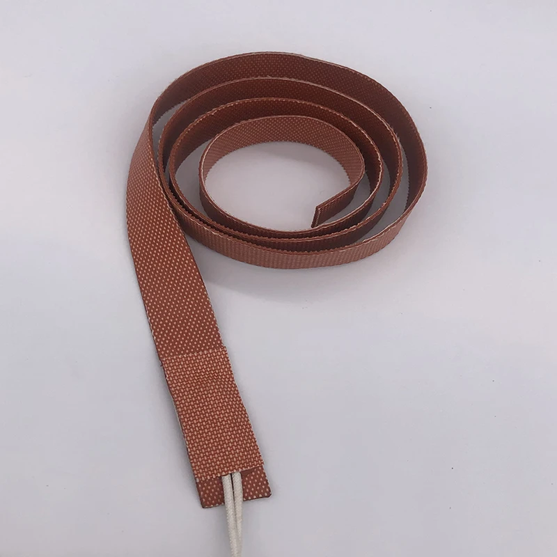 

customized 50*380mm 250W 12v quality flexible Silicone Pipe Heater silicone heating element pad flexible heater