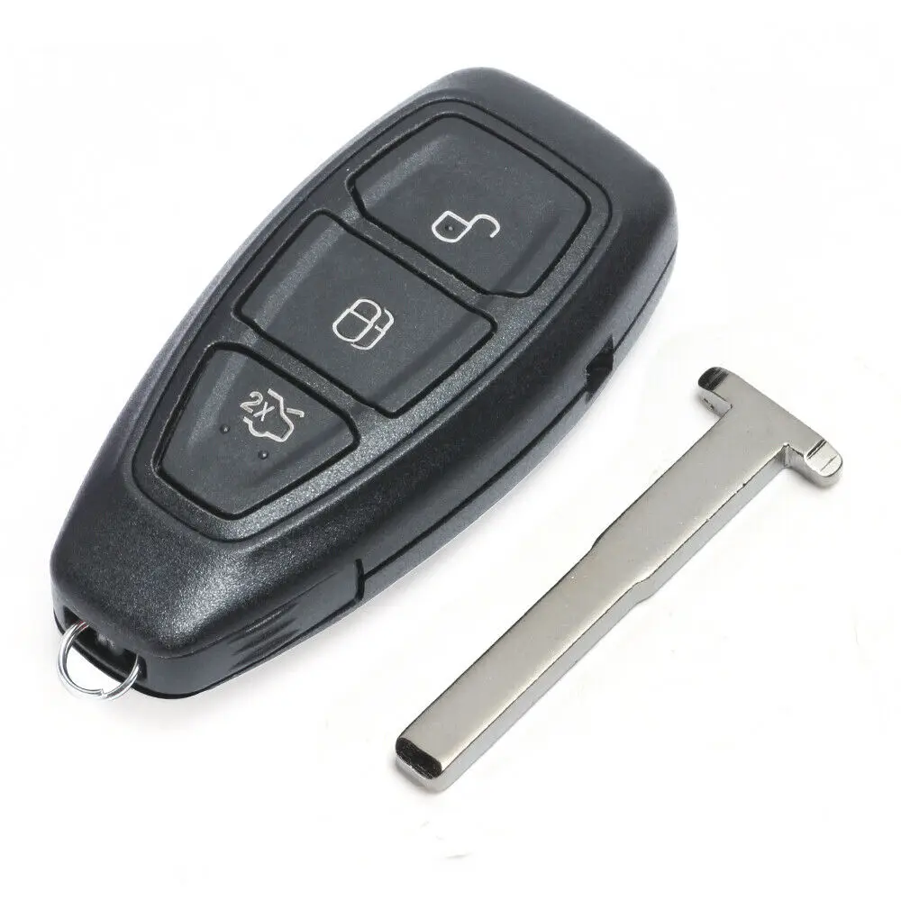 3 przyciski samochód Keyless Go inteligentny klucz zdalny 433Mhz dla Ford Mondeo MK4 MK5 Focus Fiesta Kuga c-max inteligentny klucz zdalny