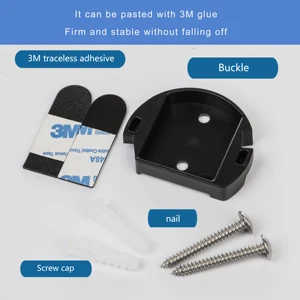 Wall Mount Holder for Alexa Echo Dot, Space-Saving Accessories, 3rd Generation, Built-in Cable Management Main Base Sales for Alexa - №6