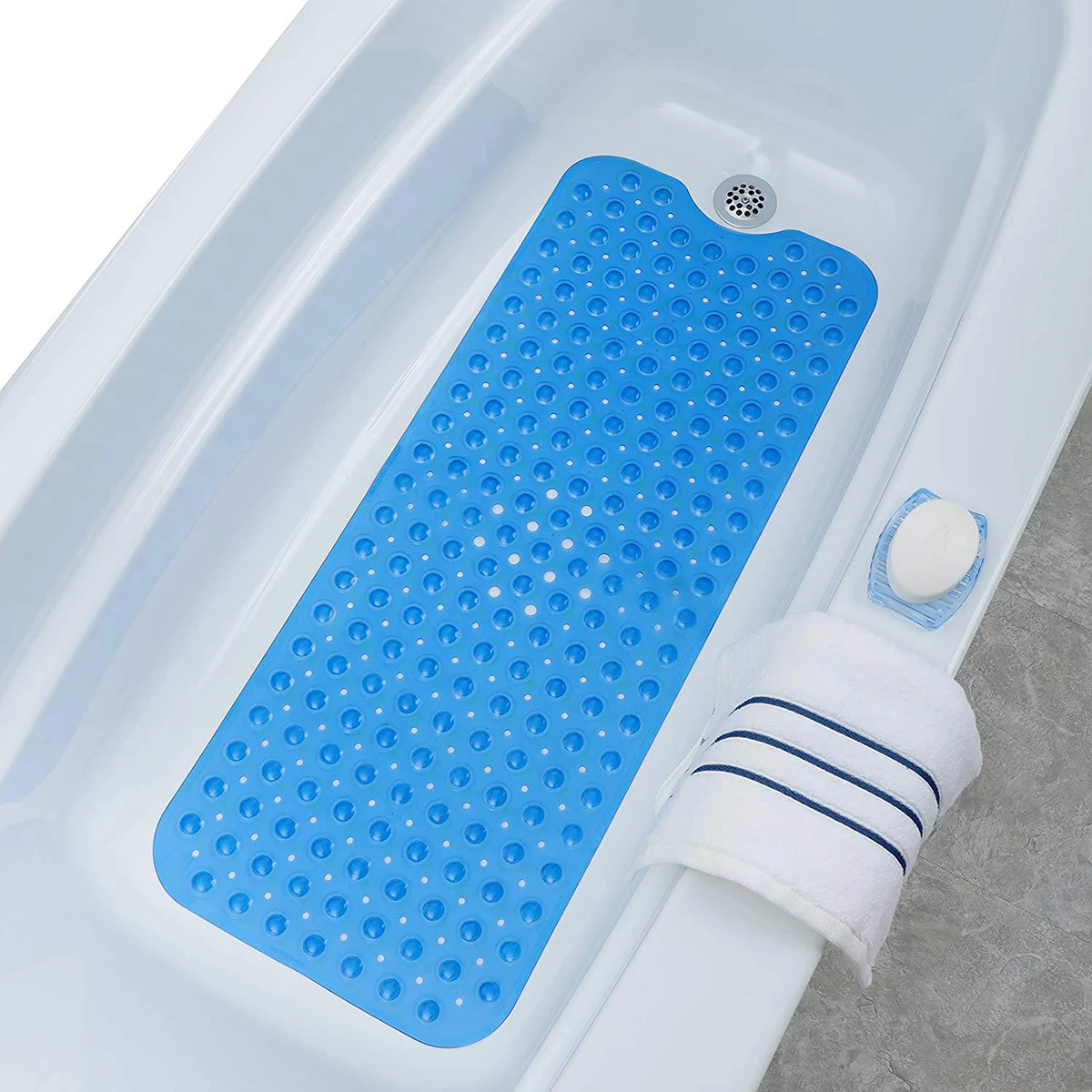 

40*100cm Mat Bathtub Bath Mat PVC Large Bathtub Safety Shower Non-slip Bath Mats With Suction Cups Floor Mat dropshipping csv