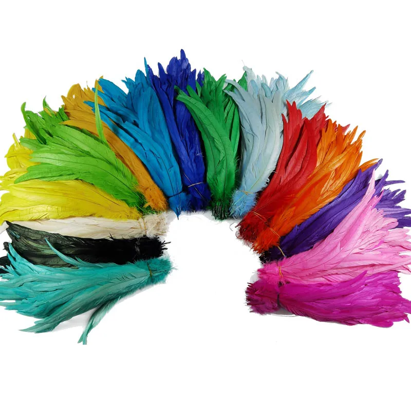 12~14 Inch 30~35CM Rooster feathers Or Chicken Feather for Weddings Carnival Decorations