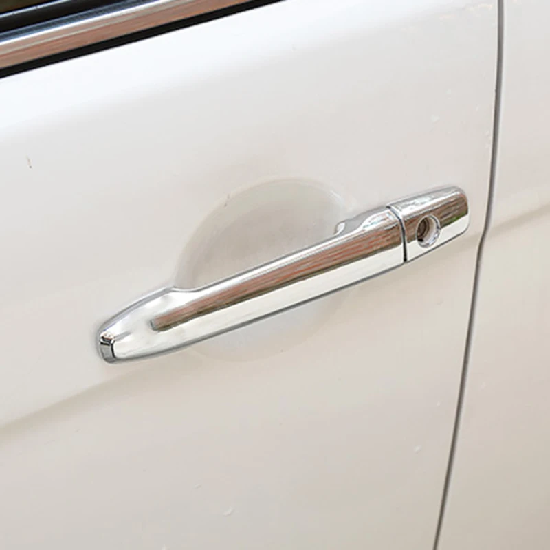 

ABS CHROME DOOR HANDLE CATCH COVER TRIM FOR MITSUBISHI OUTLANDER 2013 2014 2015 2016 ASX / SPORT /RVR 2010 LANCER 2008