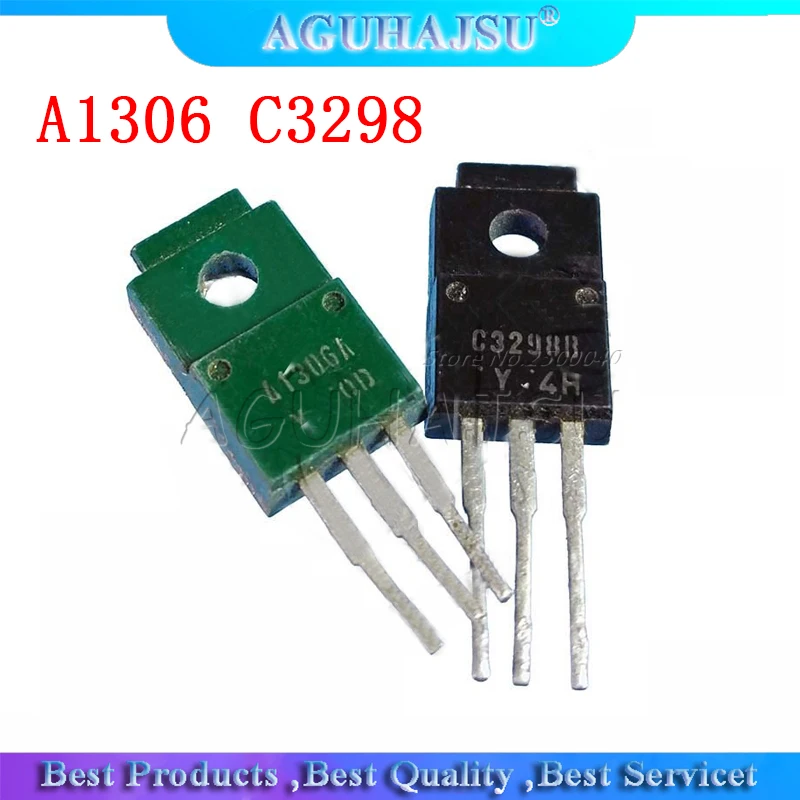 10pcs A1306 C3298( 5pcs 2SA1306 + 5pcs 2SC3298) TO-220F