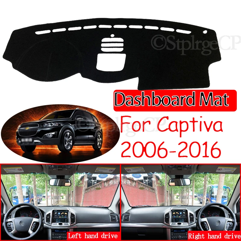 for Chevrolet Captiva 2006~2018 Holden Daewoo Winstorm Anti-Slip Mat Dashboard Cover Pad Sunshade Dashmat Carpet Car Accessories