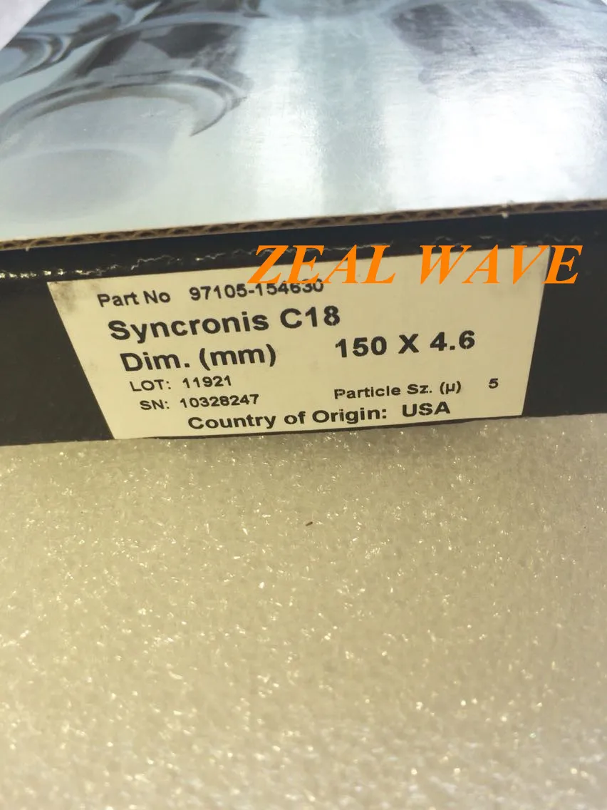 THERMO LC Column 97105-154630 Syncronis C18 150 x 4.6 Thermoelectric Thermo