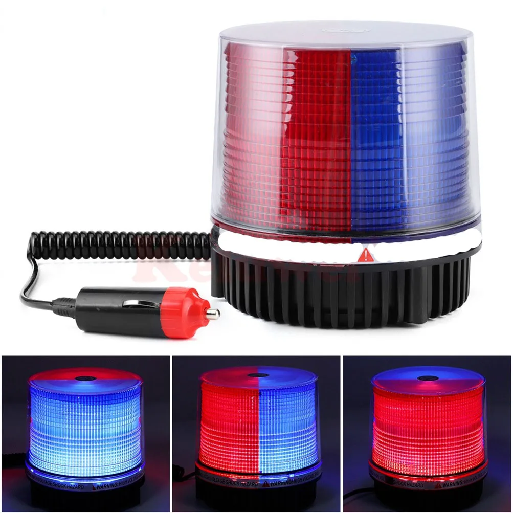 Luz estroboscópica LED para techo de coche, vehículo de policía intermitente para faro de advertencia, camión, señal de emergencia, rojo, amarillo, azul, DC12V/24V, 3W