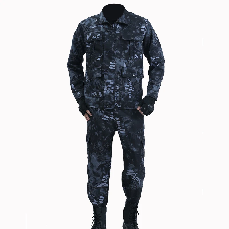 Outdoor Camouflage Suit 2021 New Spring And Autumn Men\'s Labor Protection Suit Welder Wear-resistant Overalls