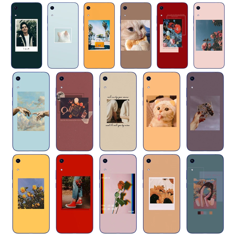 335FG Lock Screen Aesthetic Soft Silicone Tpu Cover Case for Huawei Honor 8A 9A 8S 9S Pime 10i 20i Case