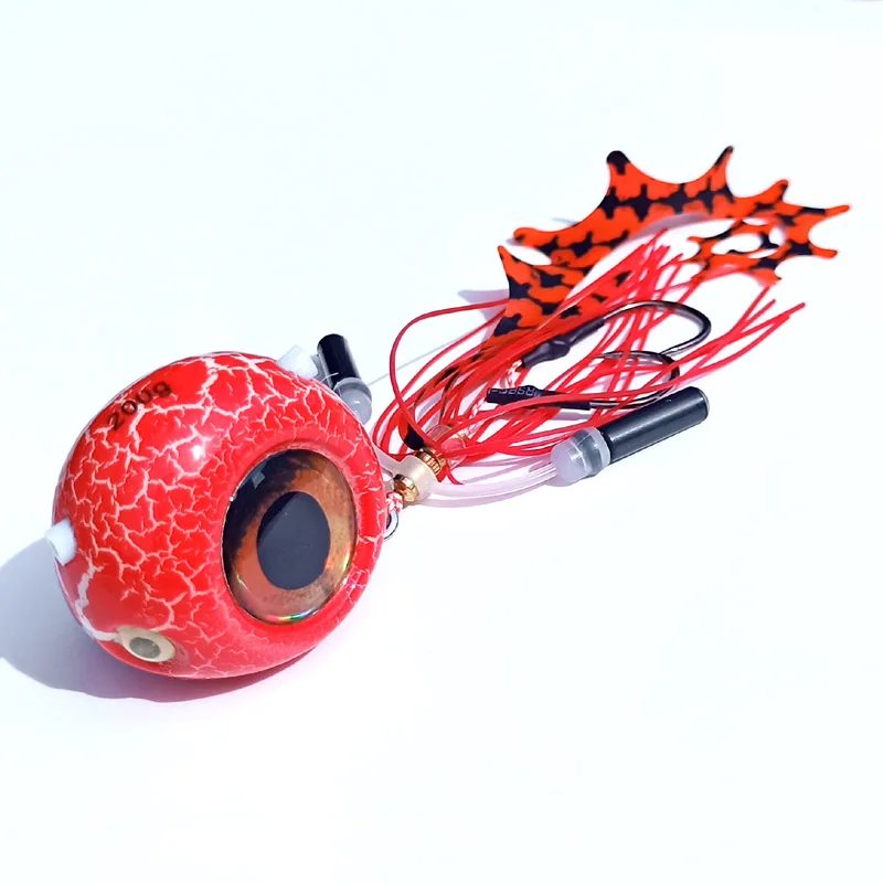 250g/150g/120g/100g/80g/60g/40g Glow Lumious Kabura Pesca Slider Snapper/Sea bream Jig head with skirt jigging lure sea jig boat