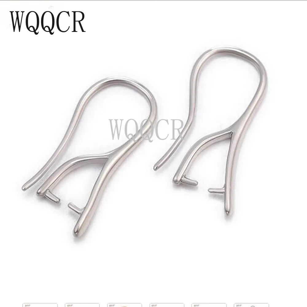 Free Fast Shipping Wholesale 10PCS Lot 925 Silver colorJewelry DIY Findings Pinch Bail Hook Earring Earwires For Beads