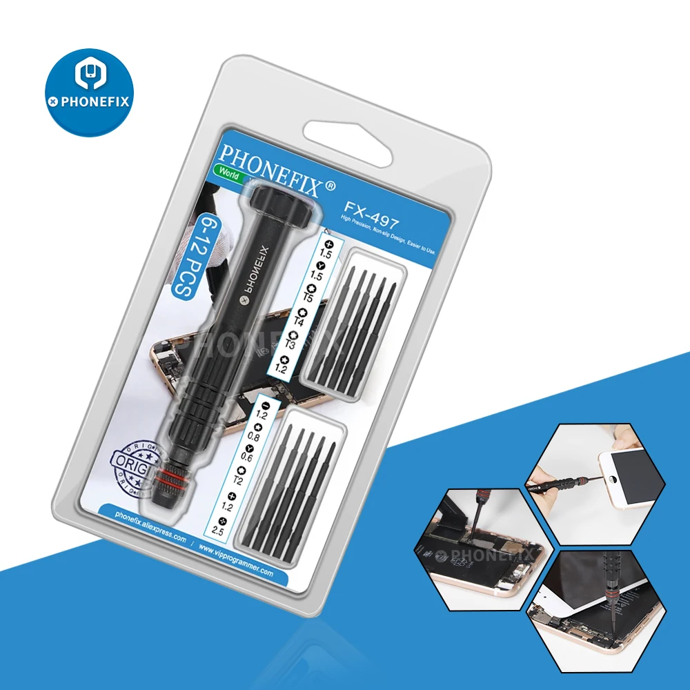 Độ Chính Xác Tháo Lắp Từ Torx Chéo Pentalobe Đầu Vít Bộ Dụng Cụ Sửa Chữa Cho iPhone Android Điện Thoại Di Động Dụng Cụ Mở