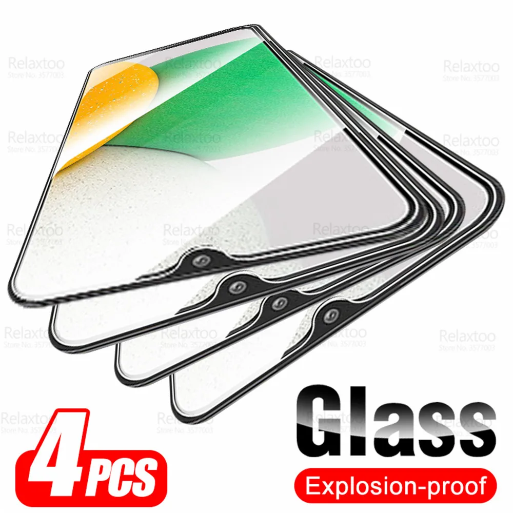 4Pcs A03Core Beschermende Glas Voor Samsung Galaxy A03 Core Een 03 A032F A035F Screen Protector Gehard Glas Cover Armor telefoon Film